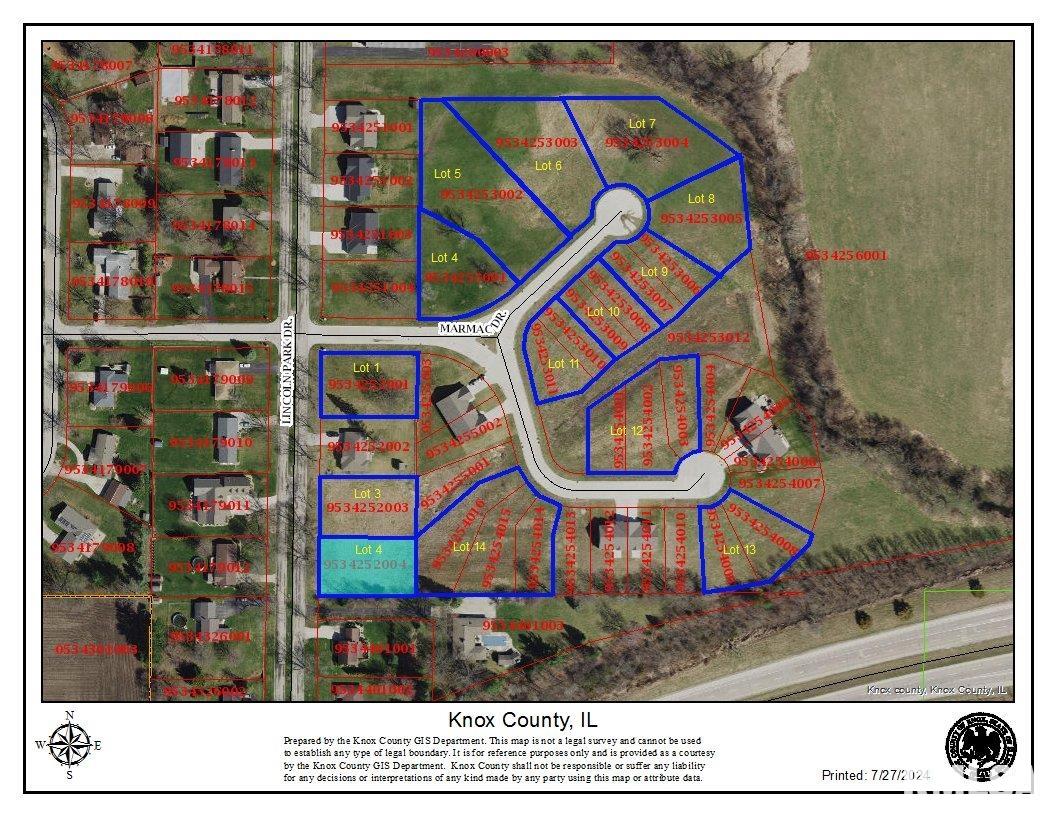 Lot 4 LINCOLN PARK Drive  Galesburg IL 61401