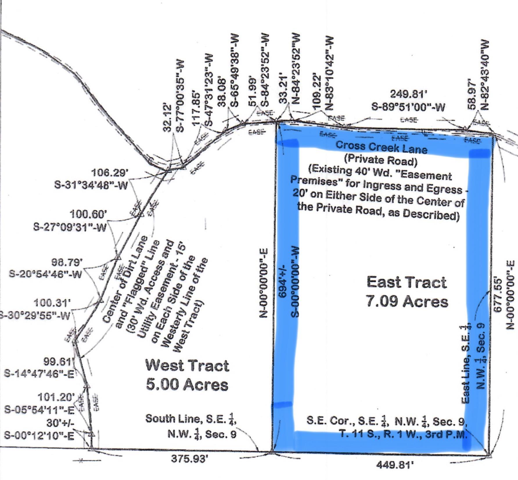 0002 TBD CROSS CREEK Road  Cobden IL 62920