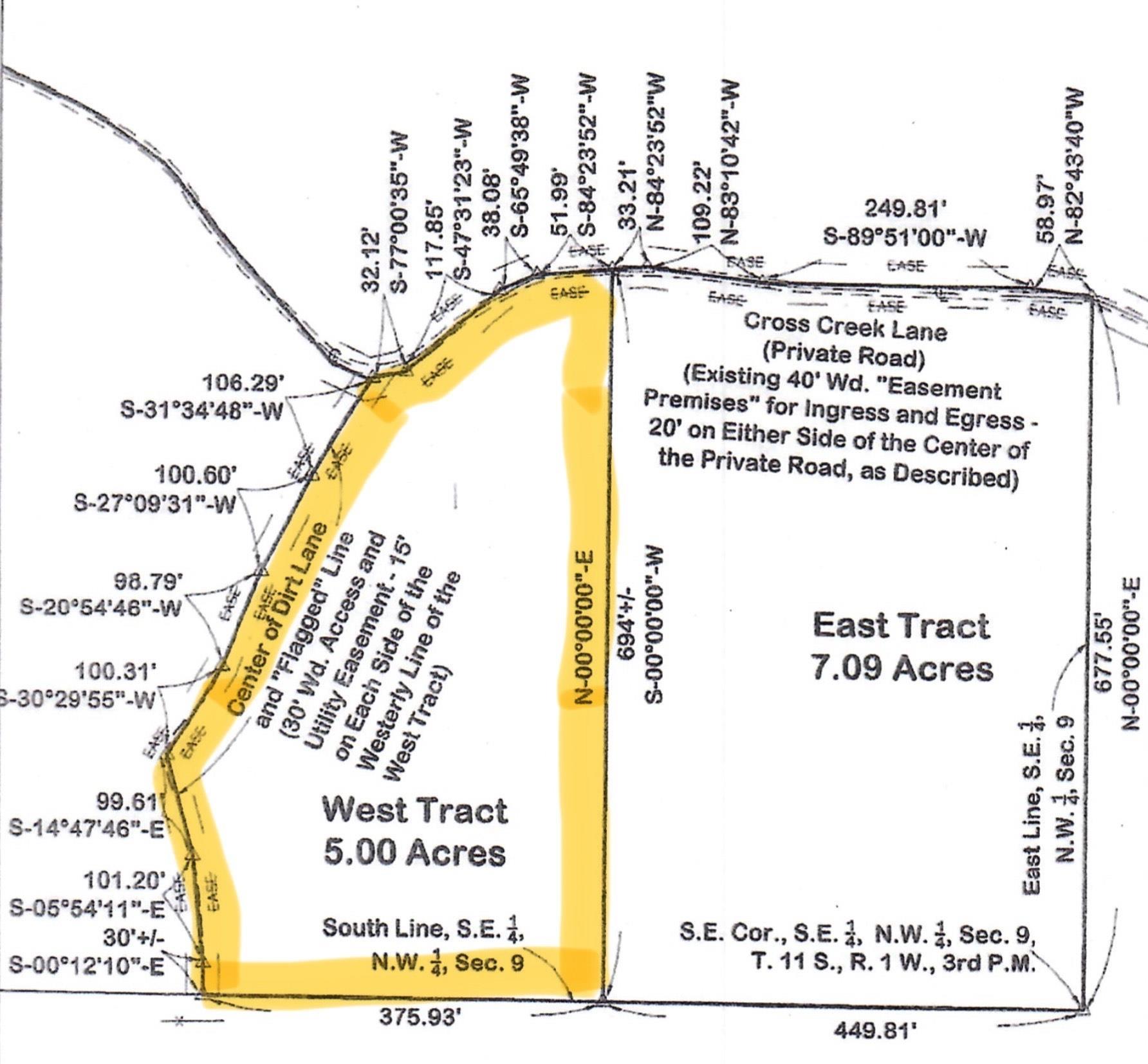 0001 TBD CROSS CREEK Road  Cobden IL 62920