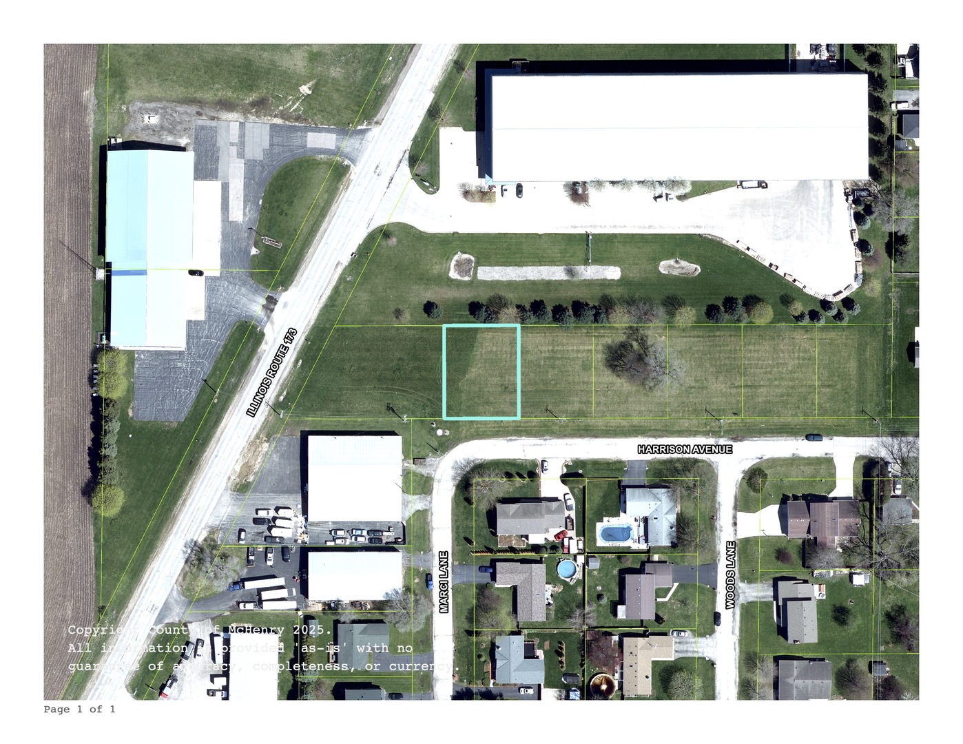 Lot 1 Harrison Avenue  Hebron IL 60034