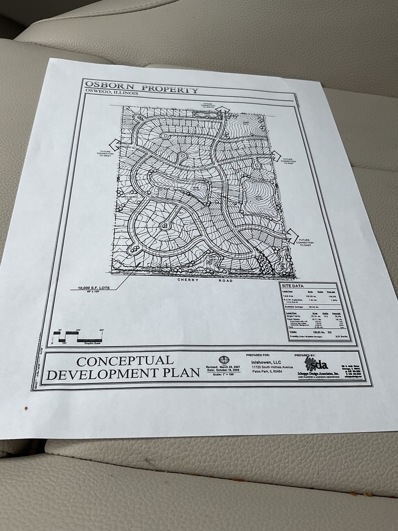 100 acres Cherry Road  Oswego IL 60543