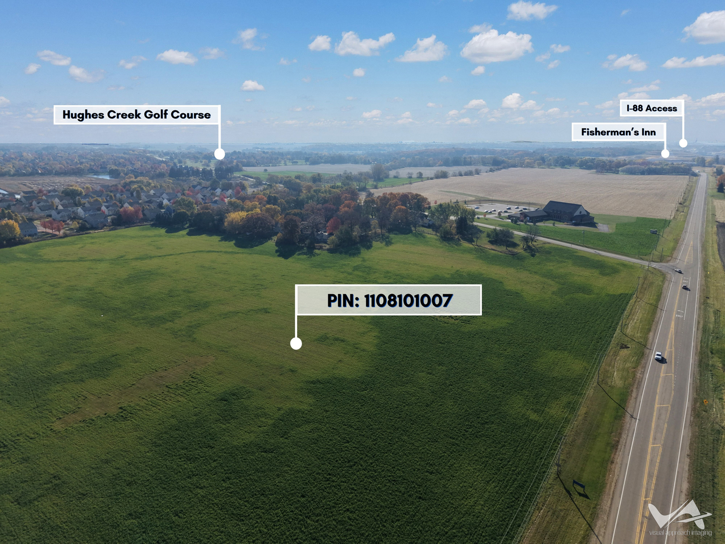 18.5 Acres Rt. 47 - Hughes Road  Elburn IL 60119